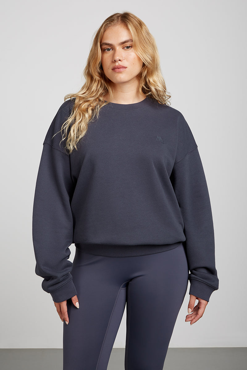 Womens' Grey Marl Fourth Sweatshirt, Gracie