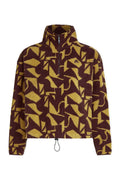 PHOENIX Half-Zip Geo Print Cacao