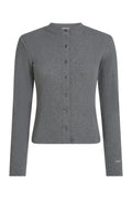 ALMA Ribbed Cardigan Grey