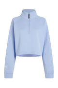 CASEY Cotton Half-Zip Sky Blue