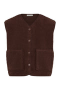 KIDS Fleece Gilet Cacao