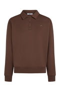 ELLIOT Collared Sweatshirt Cacao