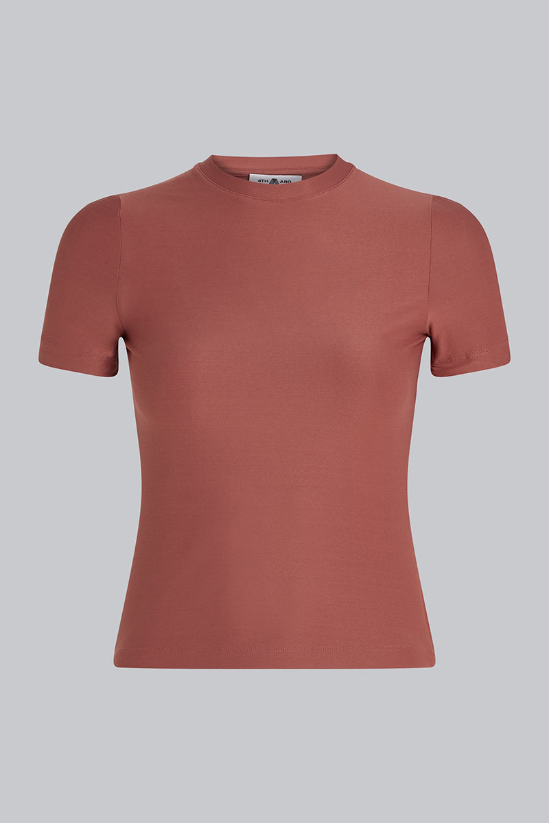 AMBER Short Sleeve T-Shirt Dusty Rose