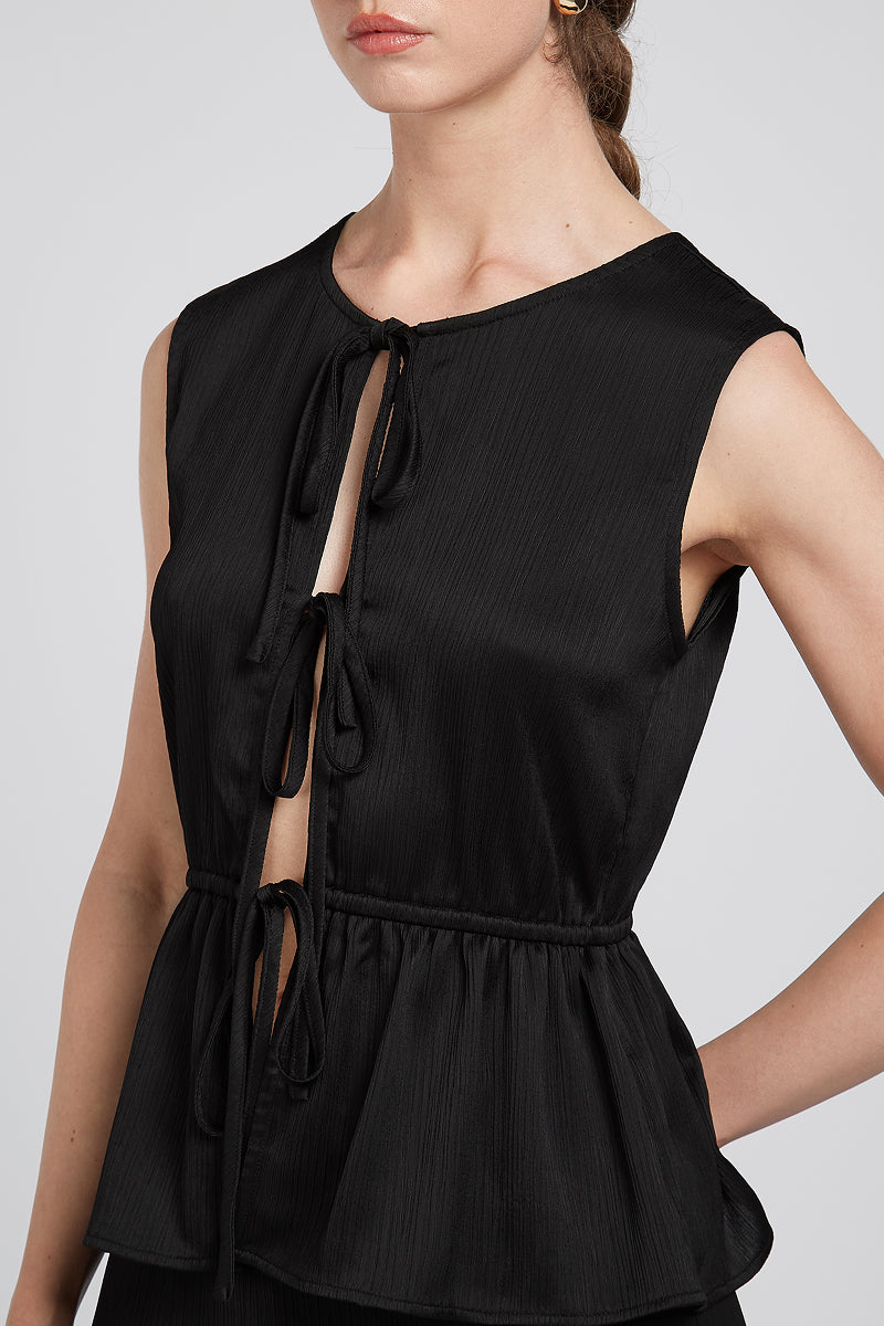 ARIA Co-ord Top Black