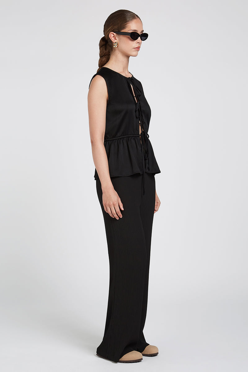 ARIA Co-ord Top Black