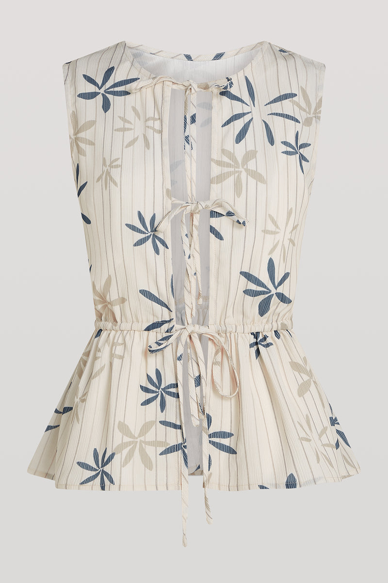 ARIA Co-ord Top Tropical Print