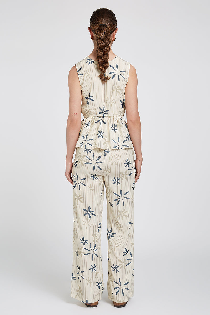 ARIA Co-ord Trousers Tropical Print