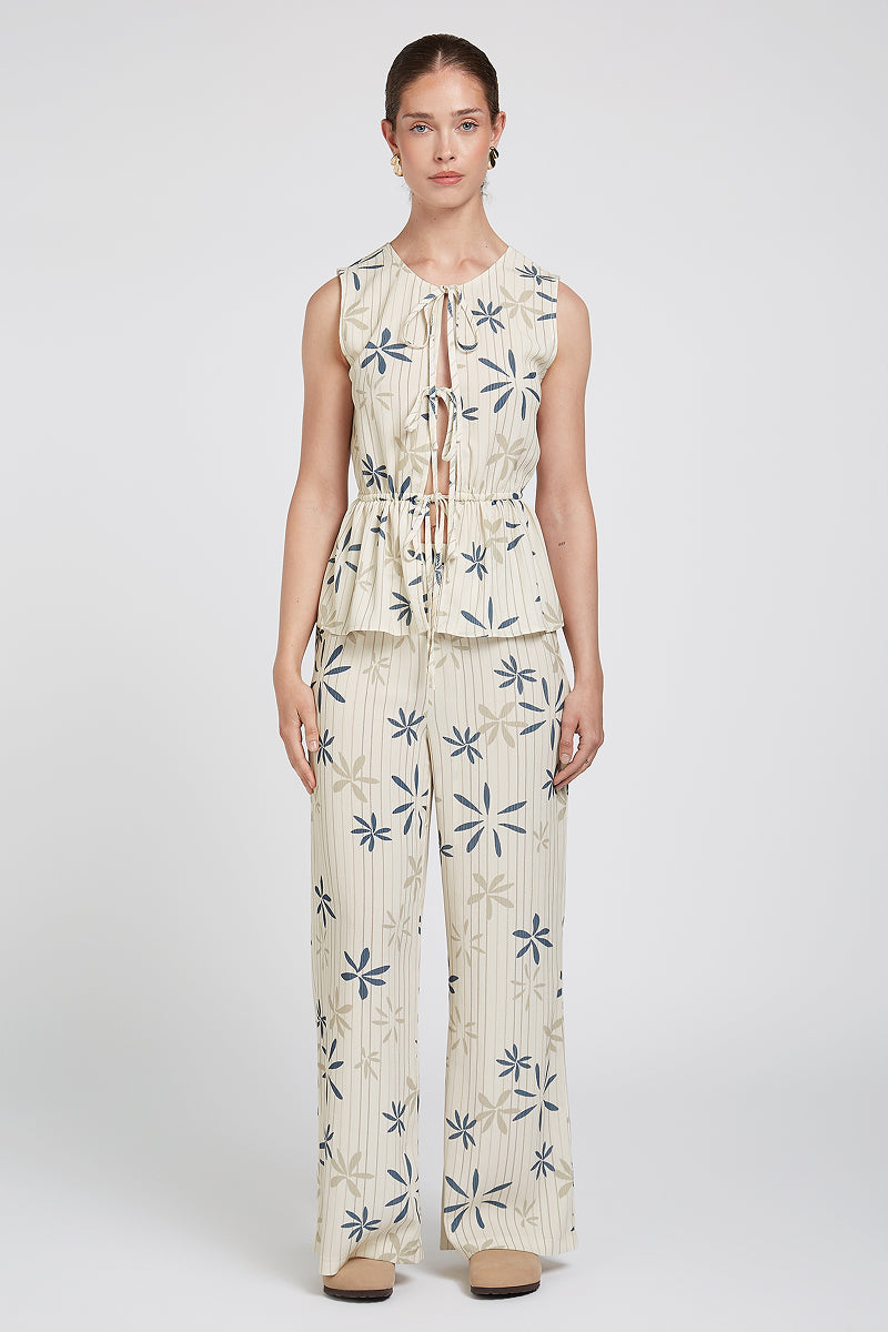 ARIA Co-ord Trousers Tropical Print