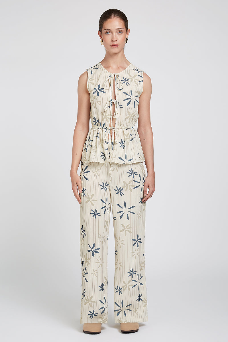 ARIA Co-ord Top Tropical Print