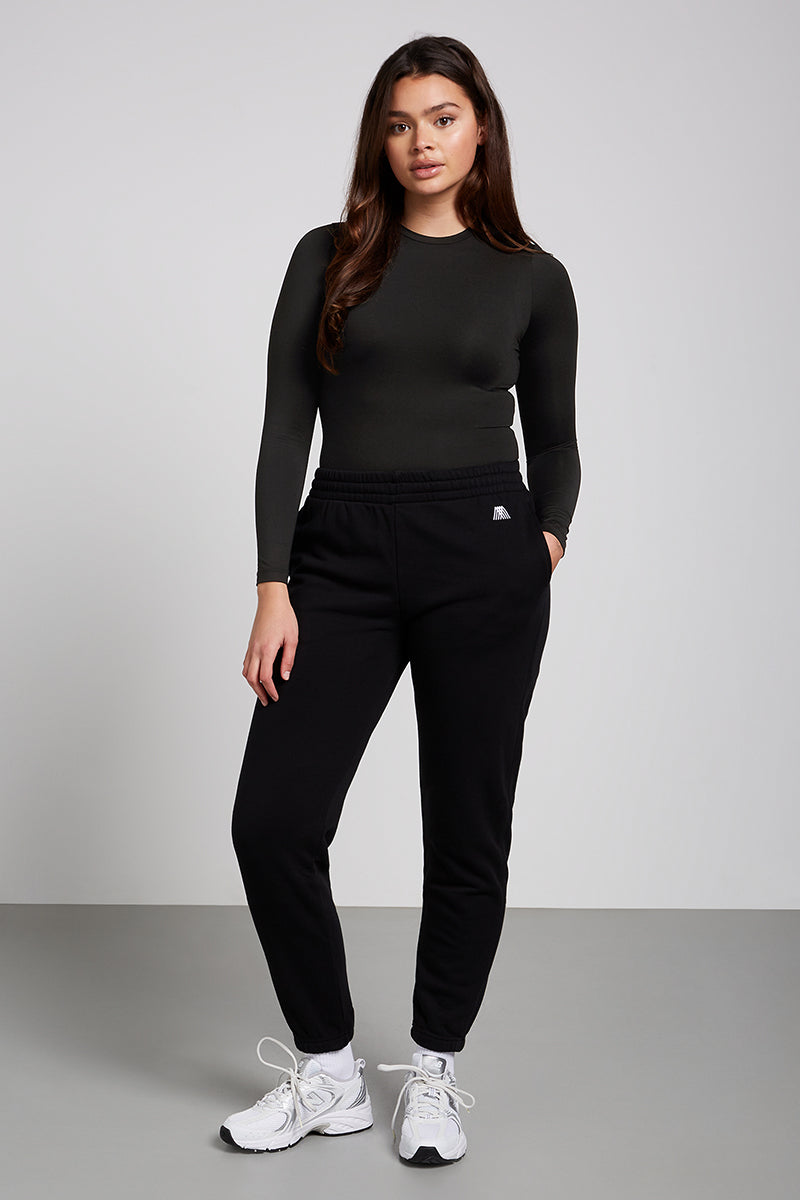 CLEO Long Sleeve Bodysuit Black