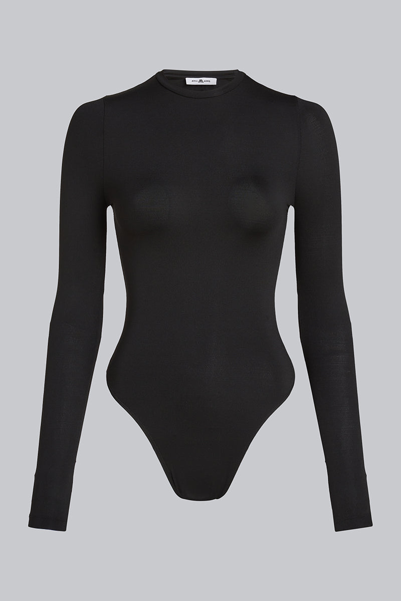 CLEO Long Sleeve Bodysuit Black