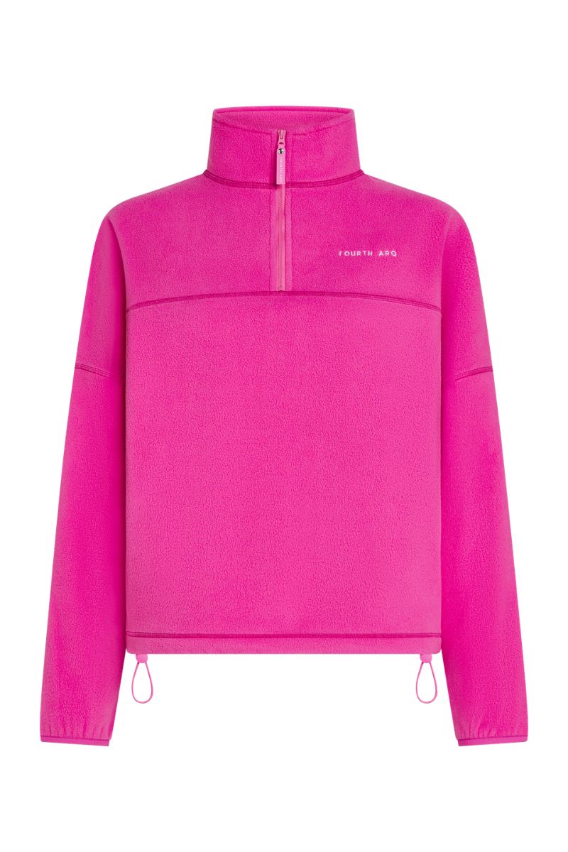 DEVAN 'Cloud' Half-Zip Hotshot Pink | 4TH ARQ