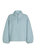 SLOANE Borg Half-Zip Breeze Blue