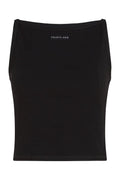 FREYA Ribbed Tank Top Black