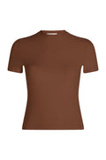AMBER Short Sleeve T-Shirt Brown