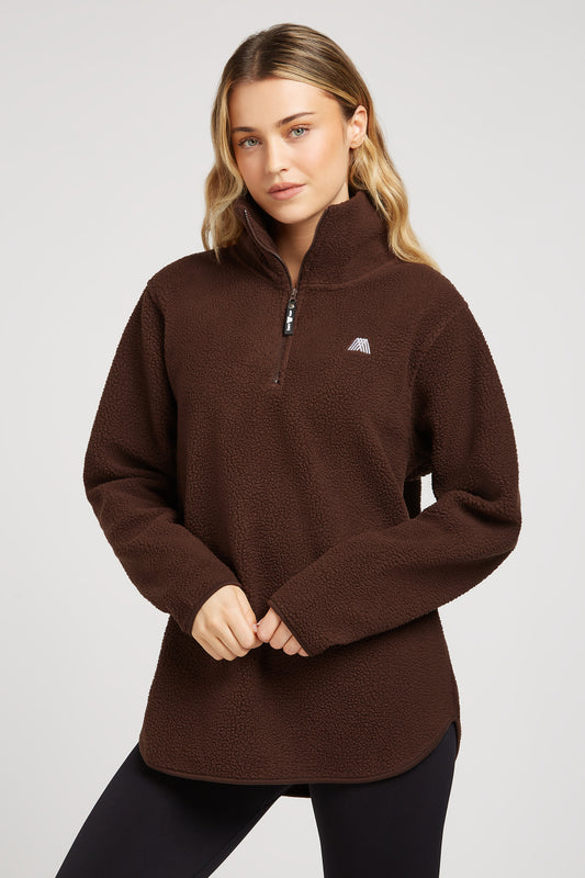 LENNOX Half-Zip Brown