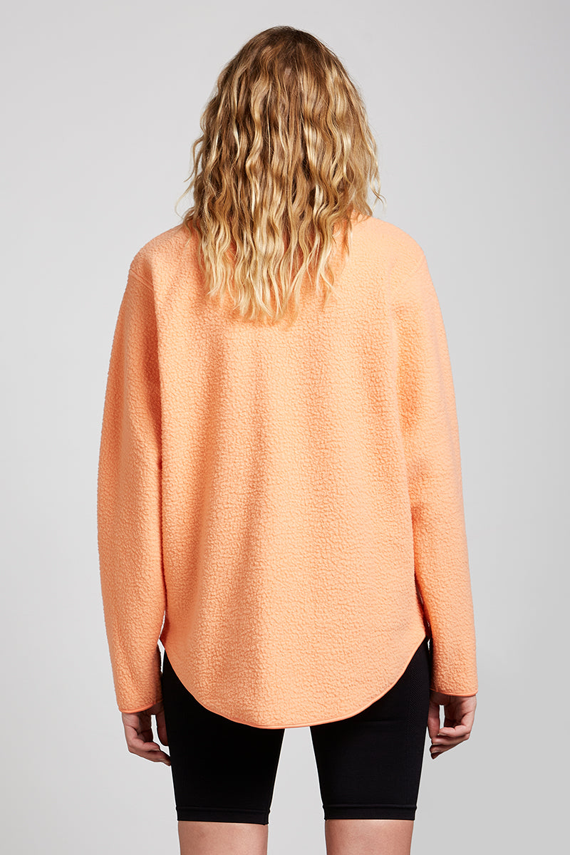 LENNOX Half-Zip Peach