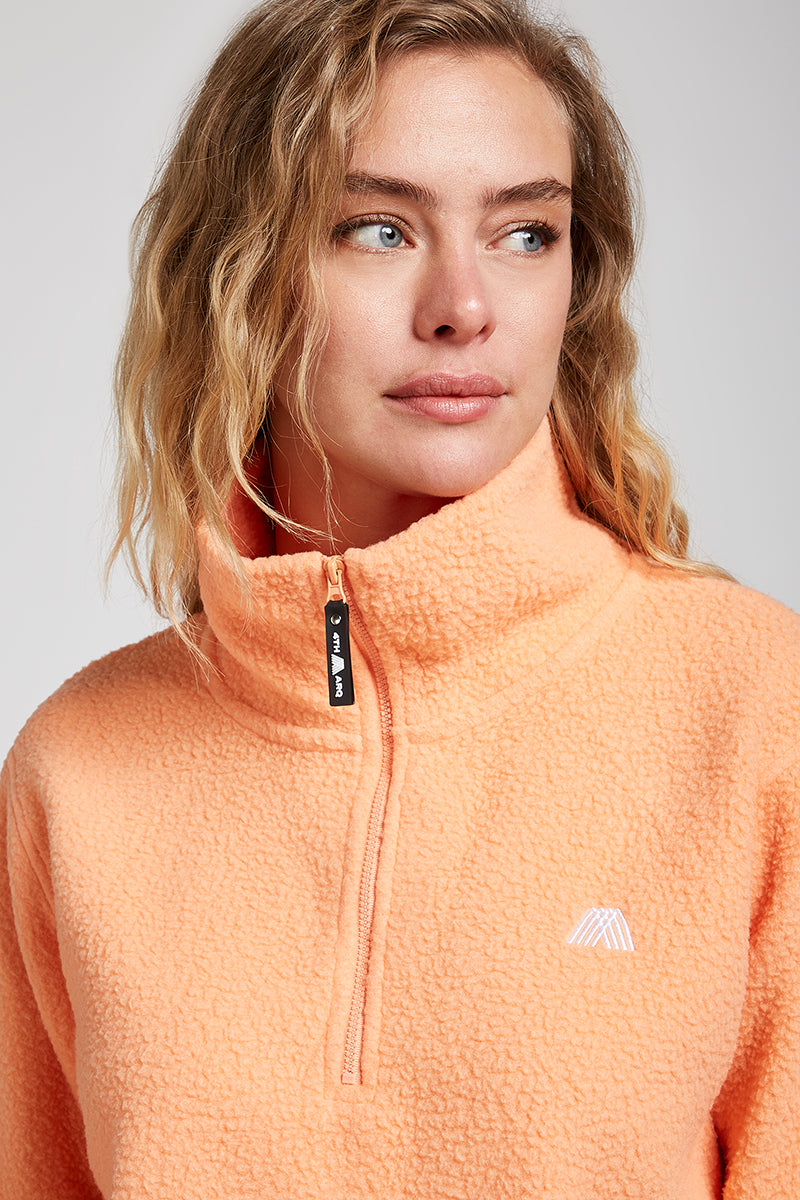 LENNOX Half-Zip Peach
