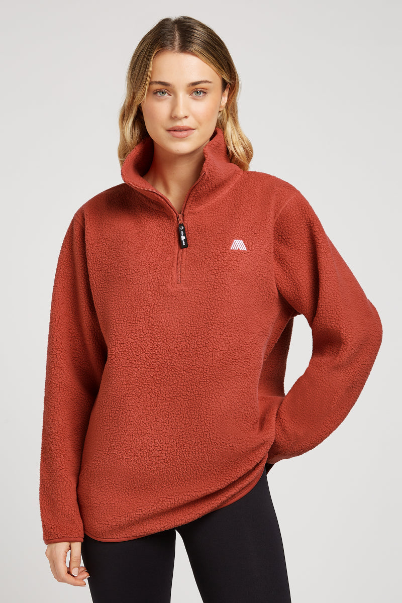 LENNOX Half-Zip Cinnamon