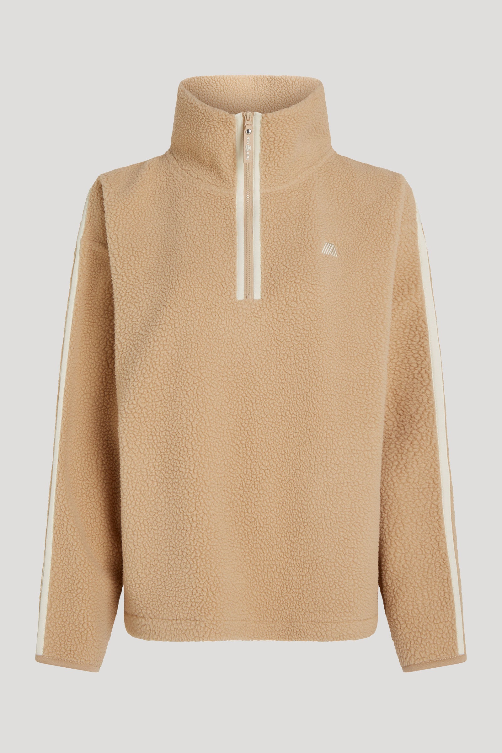 MADDOX Fleece Half-Zip Camel