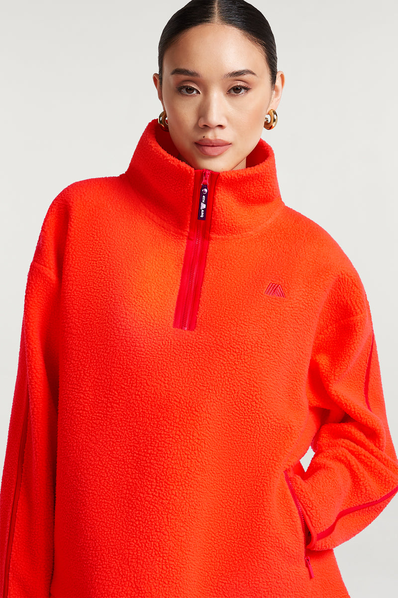 MADDOX Fleece Half-Zip Mandarin