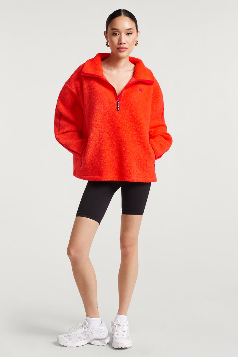 MADDOX Fleece Half-Zip Mandarin