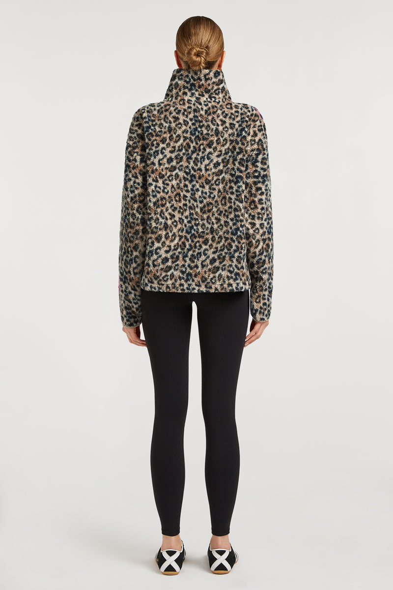 MADDOX Fleece Half-Zip True Leo