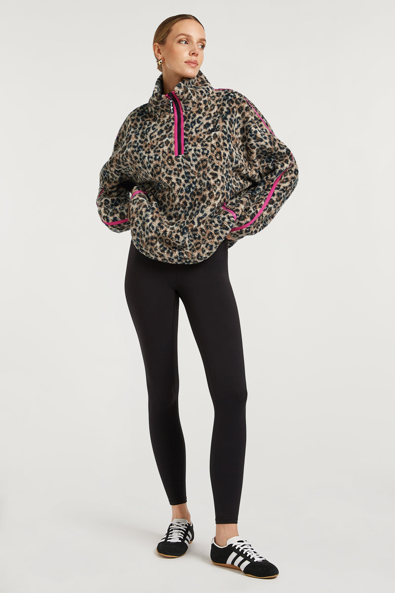 MADDOX Fleece Half-Zip True Leo