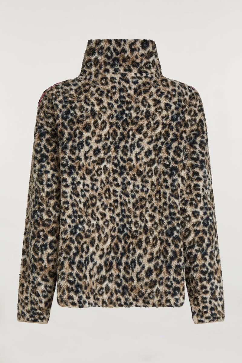 MADDOX Fleece Half-Zip True Leo | 4TH ARQ