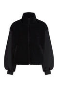 SIERRA Fleece Woven Jacket Black