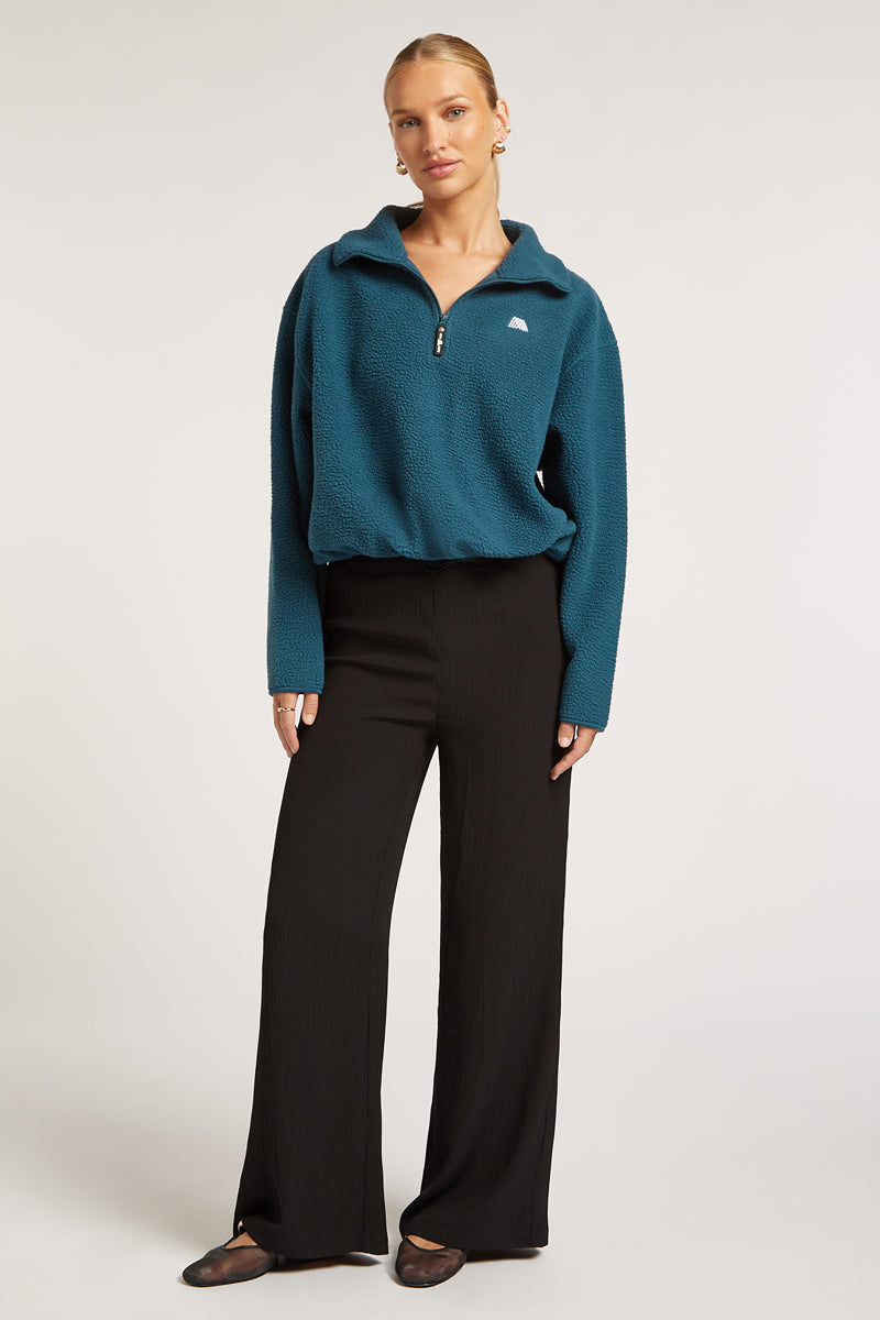 PHOENIX Half-Zip Midnight Teal