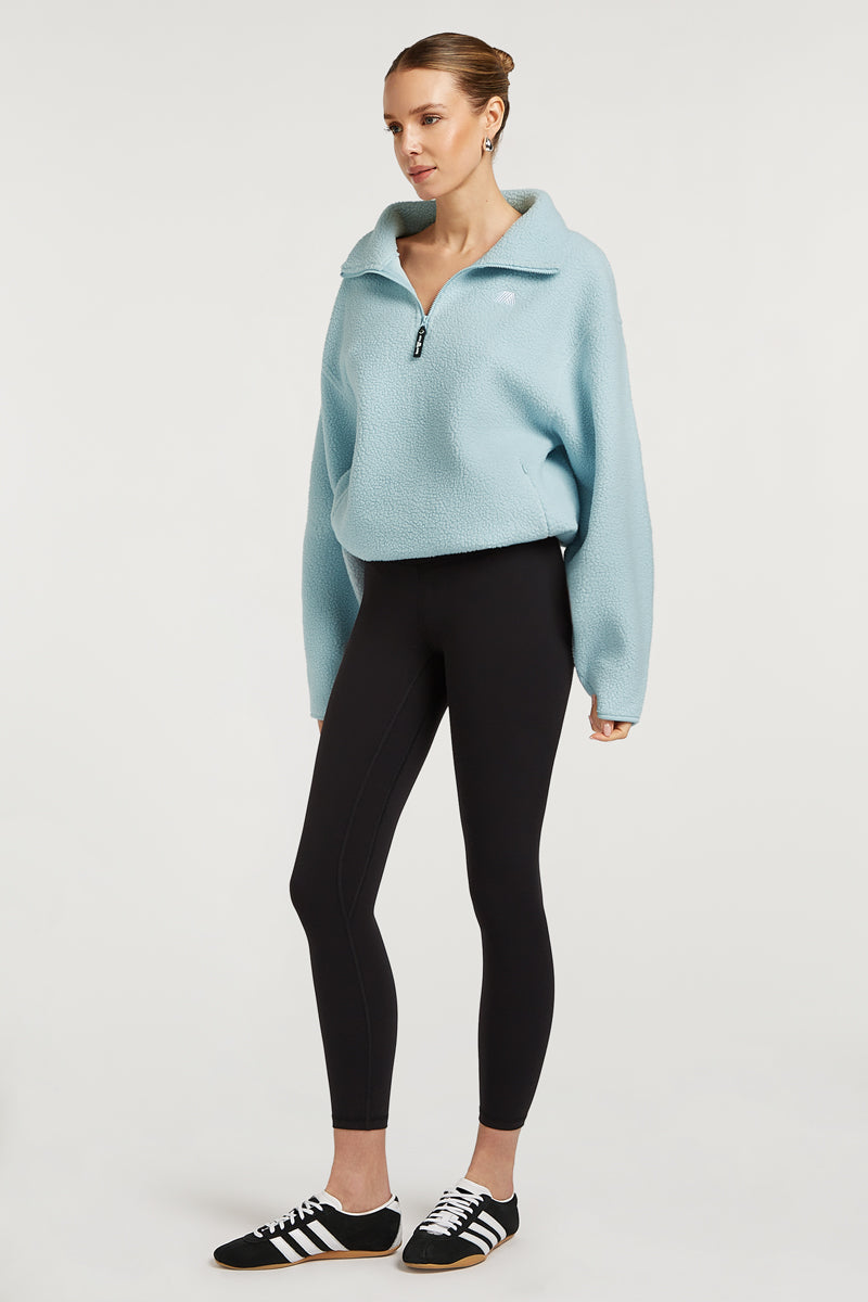 ALIX Half-Zip Breeze Blue