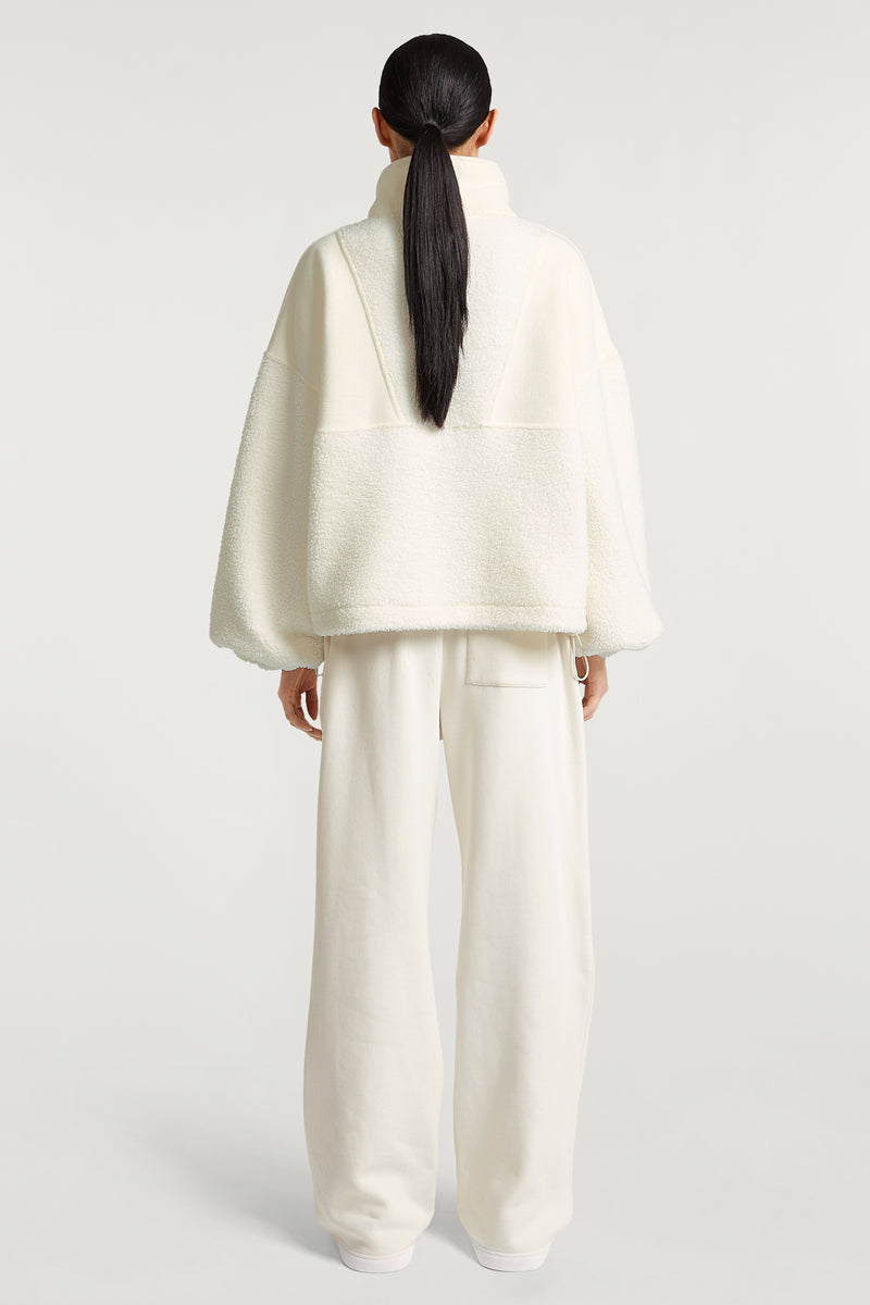 REED Fleece Full-Zip Cream