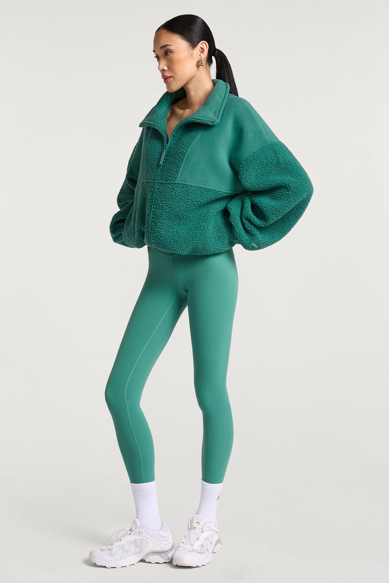 REED Fleece Full-Zip Teal Tide