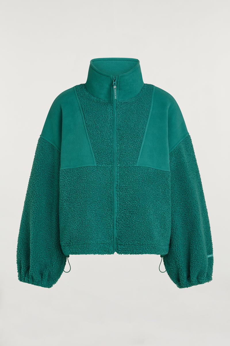 REED Fleece Full-Zip Teal Tide