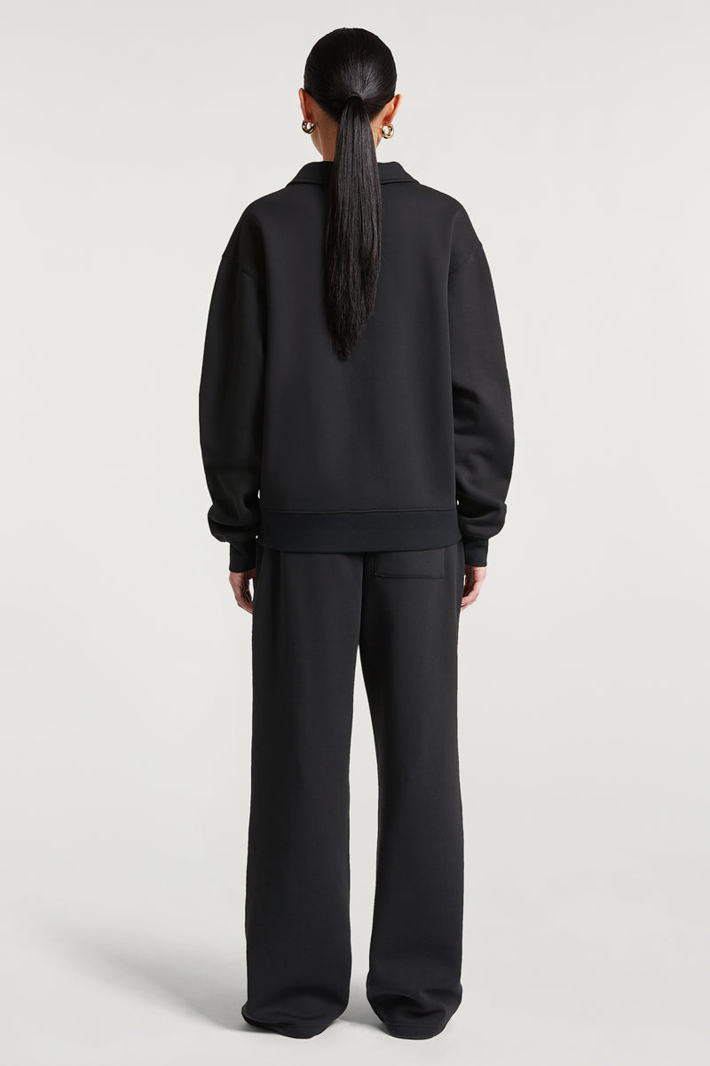 SENA Wide-Leg Joggers Black