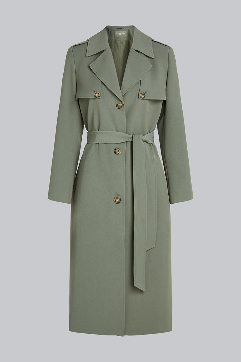 AIKO Trench Coat Sage