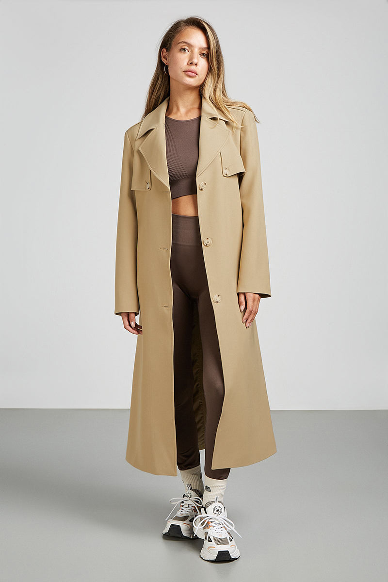 AIKO Trench Coat Sand