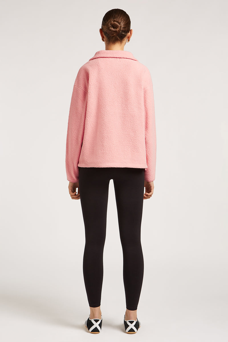 ALIX Half-Zip Ballerina Pink