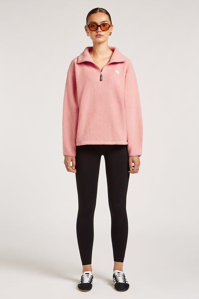 ハオ　ZB1 ゼベワン アンコン MD ROSE QUARTER ZIP-UP alix-balpink-