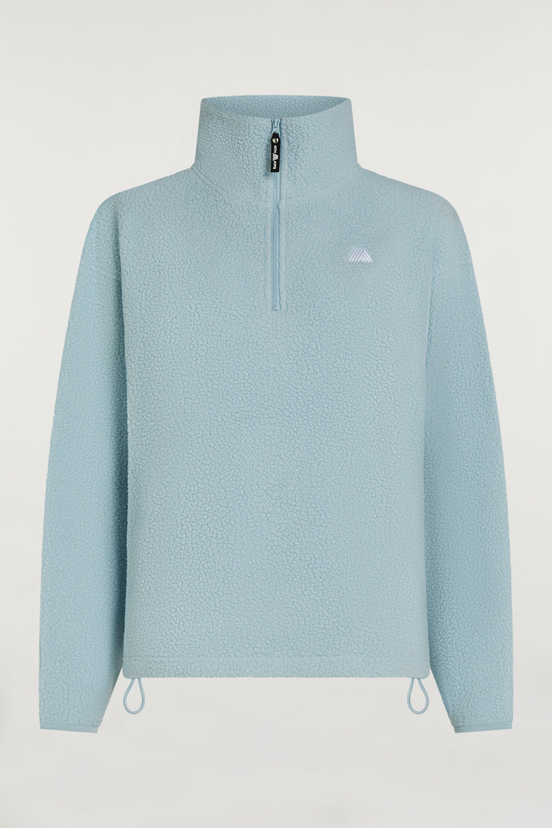 ALIX Half-Zip Breeze Blue