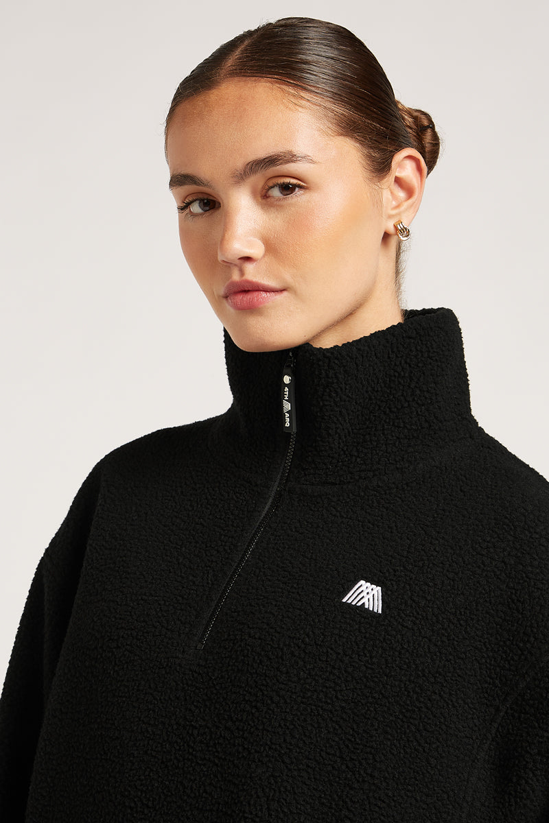 ALIX Half-Zip Black