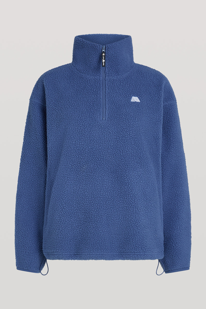 ALIX Half-Zip Denim Blue | 4TH ARQ