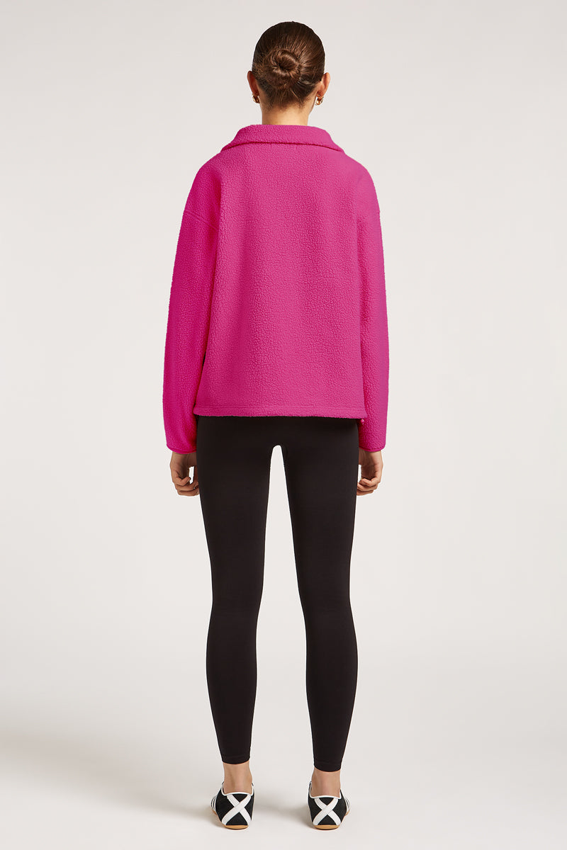 ALIX Half-Zip Hotshot Pink