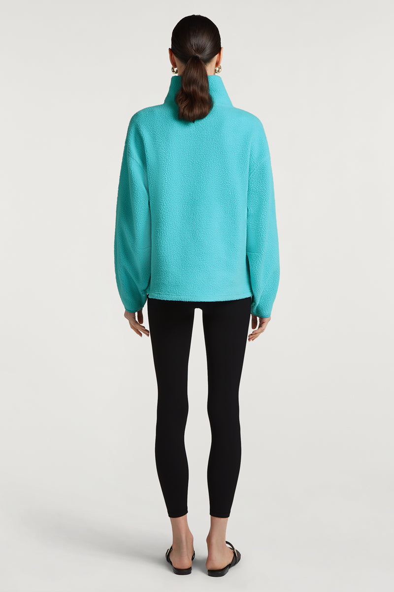ALIX Half-Zip Lagoon Blue