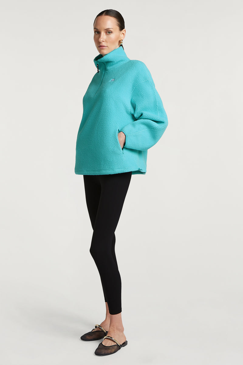 ALIX Half-Zip Lagoon Blue
