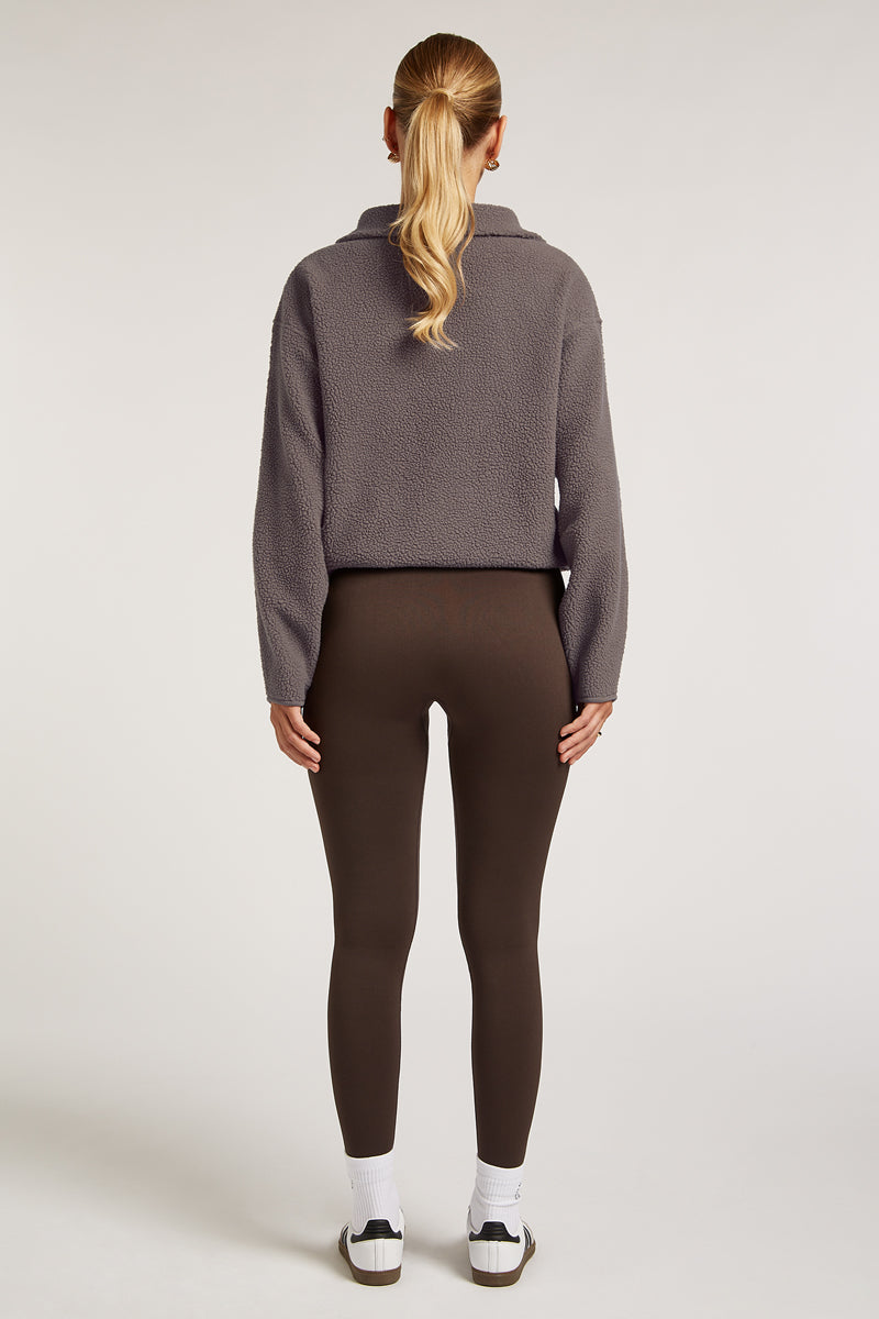 ALIX Half-Zip Muted Mauve