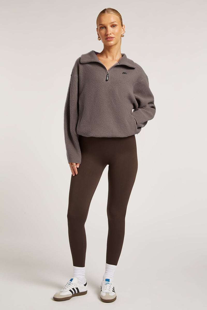 ALIX Half-Zip Muted Mauve | 4TH ARQ