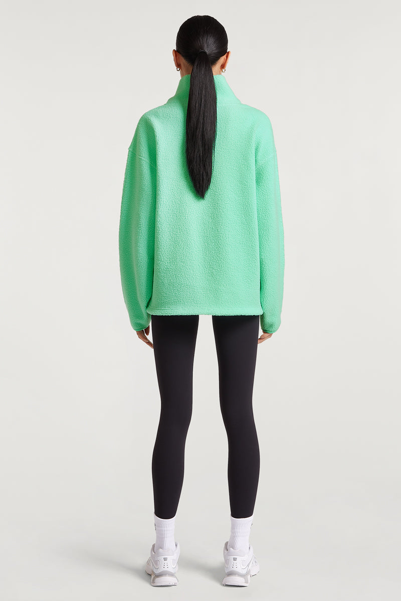 ALIX Half-Zip Sourpop Green