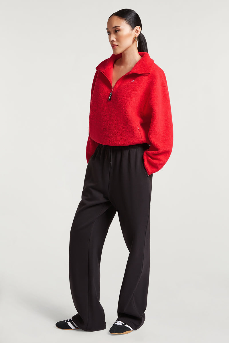 ALIX Half-Zip Strawberry